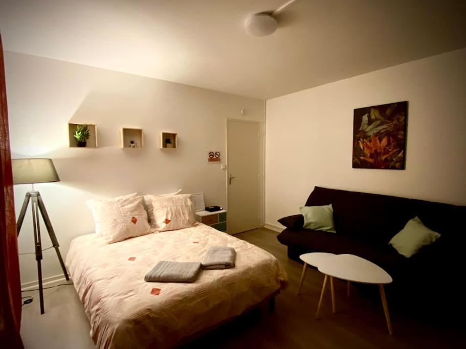 T2 Cosy Proche Hopital + Parking Gratuit Sur Place Auxerre Dış mekan fotoğraf