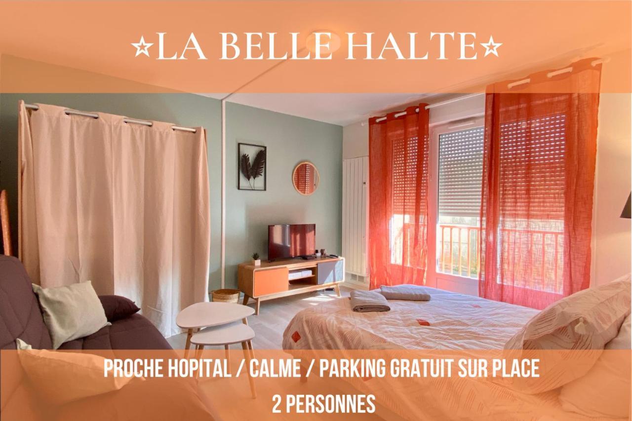 T2 Cosy Proche Hopital + Parking Gratuit Sur Place Auxerre Dış mekan fotoğraf